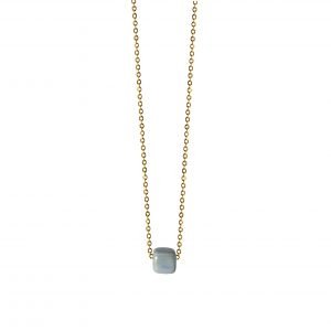 LIGHT BLUE MINIMAL NECKLACE